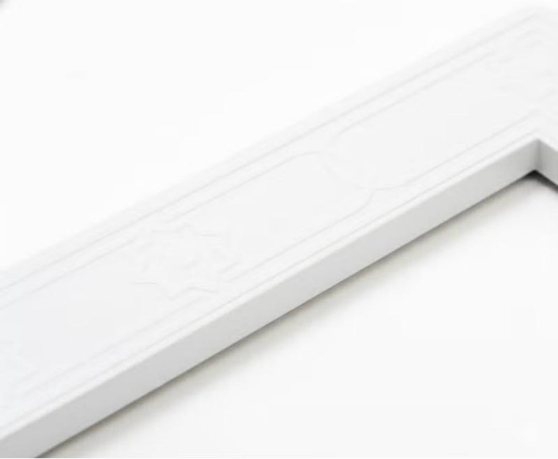 بهنس برواز مكيف شباك ذكي ابيض بلاستيك جاهز عالي الجودة براويز مكيفات شباك لاحاجة الى مسامير التثبيت اطار و ديكور المكيف الشباك مانعة للغبار والحشرات يحافظ على هواء التكييف كاملا بالغرفة سهولة الفك التركيب التنظيف - Image 2